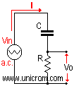 Filtro RC Paso Alto Real  -  Electr�nica Unicrom