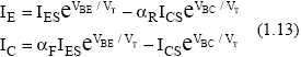Modelo Ebers-Moll simplificado para transistor bipolar en saturación - Electrónica Unicrom