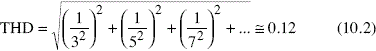 Coeficiente de distorsión armónica total de una onda triangular - Electrónica Unicrom