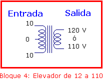Transformador elevador 10 V a 110/120 V para convertidor 12V DC a 120V AC (UPS) - Electr�nica Unicrom