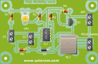 Circuito control por diferencia de temperatura - Electr&oacute;nica Unicrom