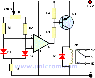 Control por diferencia de temperatura - Electr&oacute;nica Unicrom