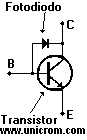 Circuito equivalente de un fototransistor -  Electr�nica Unicrom