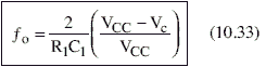 Fórmula de la frecuencia de oscilación del VCO 566 - Electrónica Unicrom