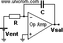 Circuito integrador con amplificador operacional - Electrónica Unicrom