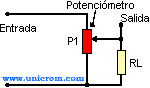 Potenci�metro para variar niveles de tensi�n - Electr�nica Unicrom